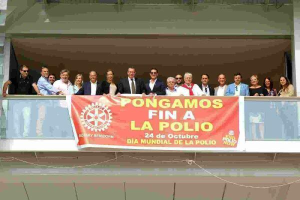  Benidorm conmemora el D&iacute;a Internacional de la Poliomielitis