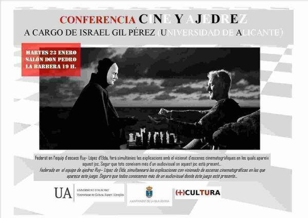 La Vila &middot; Cultura promueve una conferencia sobre el ajedrez en el mundo del cine 