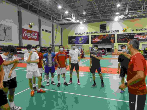 La Selección Española de Bádminton se concentra en La Nucía