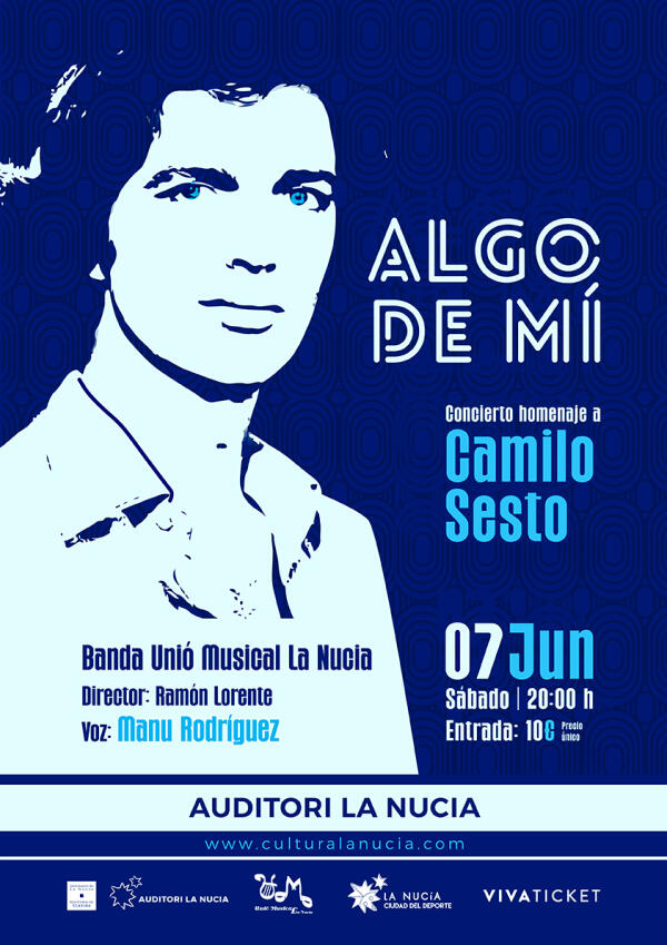 La Unió Musical realiza un Concierto Homenaje a Camilo Sesto este sábado