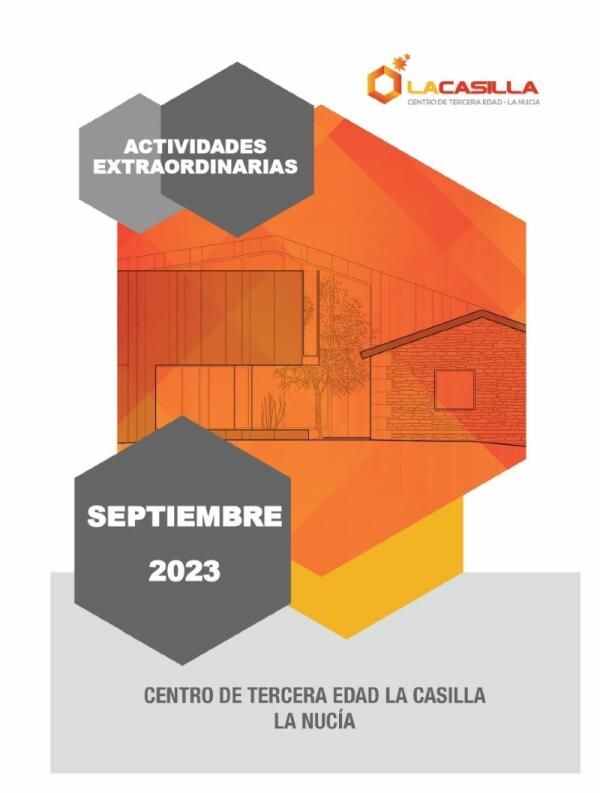 Arranca el curso 2023-2024 de 3ª Edad con la programación de septiembre