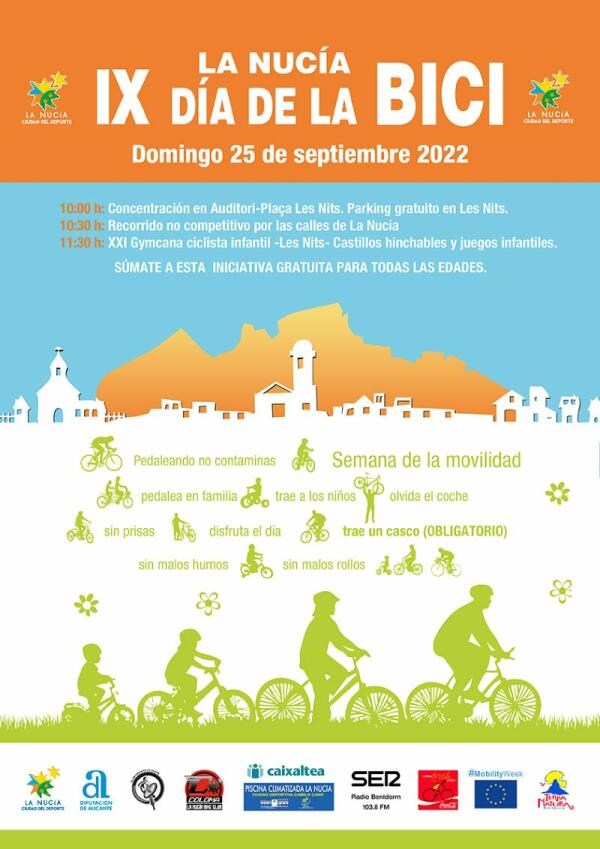 Pedalada popular este domingo en el “Día de la Bici” 