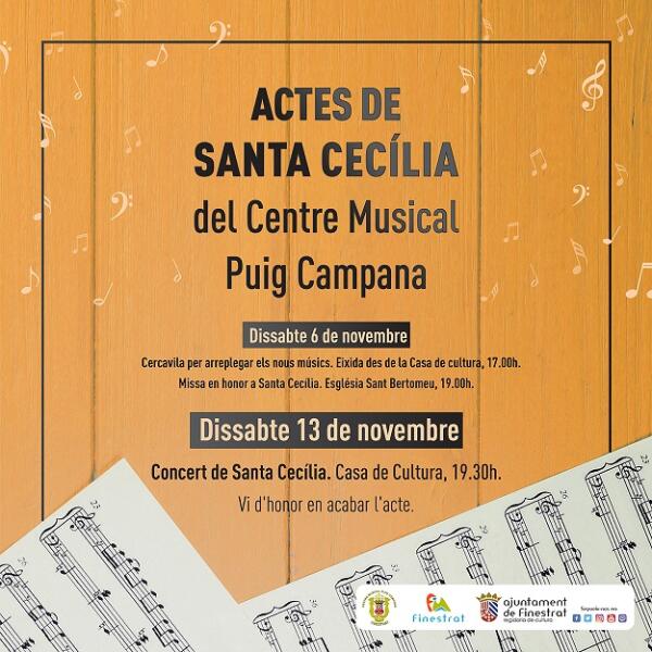 CONCERT DE SANTA CECILIA DEL CENTRE MUSICAL PUIG CAMPANA