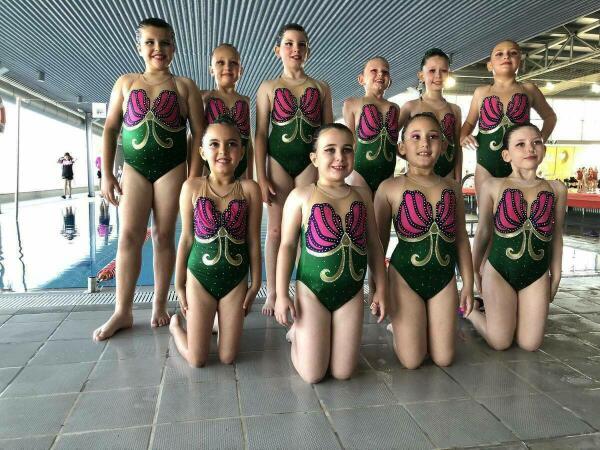 7 medallas nucieras en el Campeonato Autonómico de Sincronizada Rutinas 