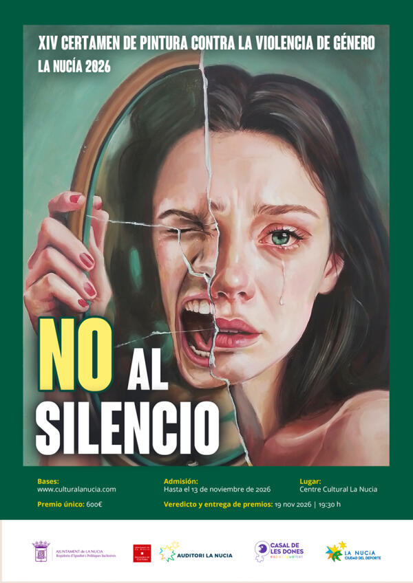 El plazo del XIV Certamen de Pintura &ldquo;No al Silencio&rdquo; finaliza el 13 de noviembre