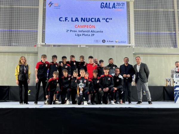 6 equipos nucieros premiados en la “Gala del Fútbol Base Provincial”