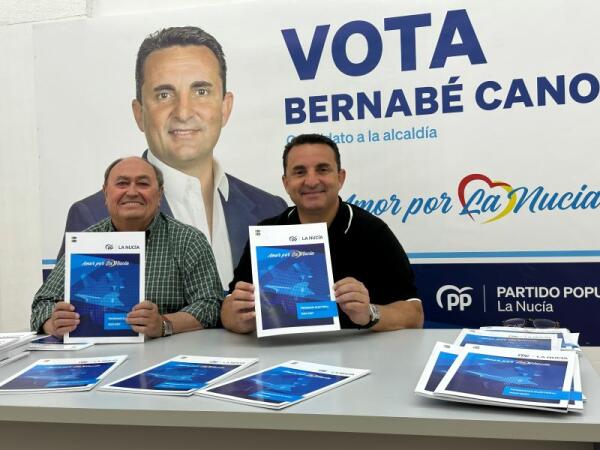 El Consultorio de Salud de B. Horizonte, tercer Colegio, segundo Instituto, Museu Etnogràfic, PAI Planet y Casal Fester son los principales puntos del Programa Electoral del PP de La Nucía  