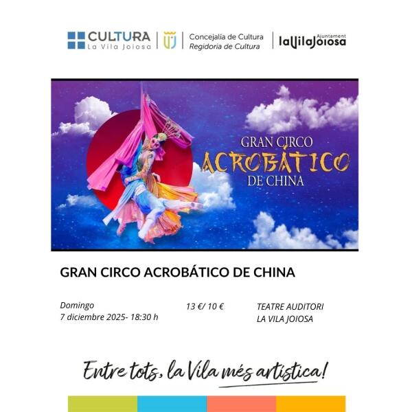 El Gran Circo Acrob&aacute;tico de China llega a Villajoyosa este fin de semana