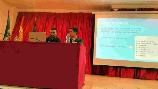 Callosa &middot; La conferencia de Jonatan Poveda clausura el programa de actividades del proyecto &lsquo;La memoria democr&aacute;tica como herramienta educativa del siglo XXI&rsquo;