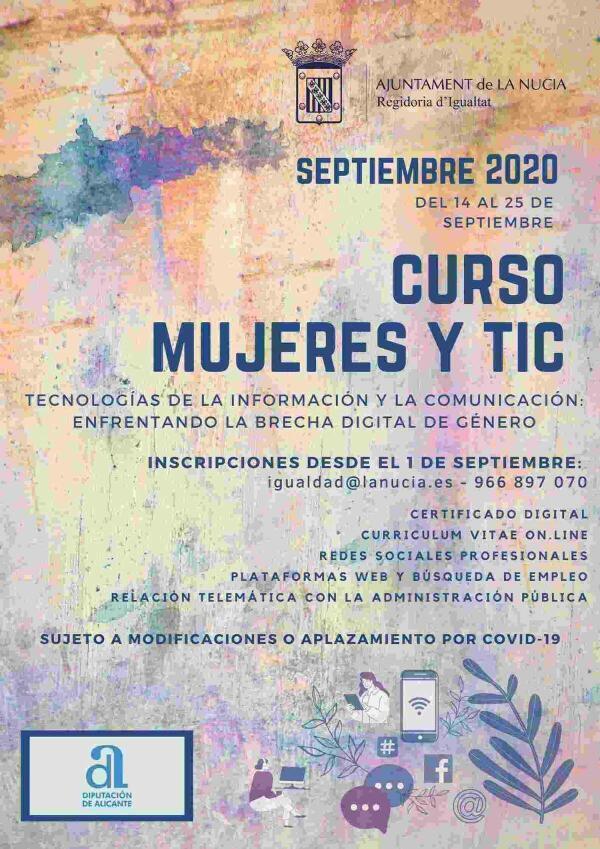 Inscripciones abiertas para el curso gratuito &ldquo;Mujeres y TIC&rdquo; 