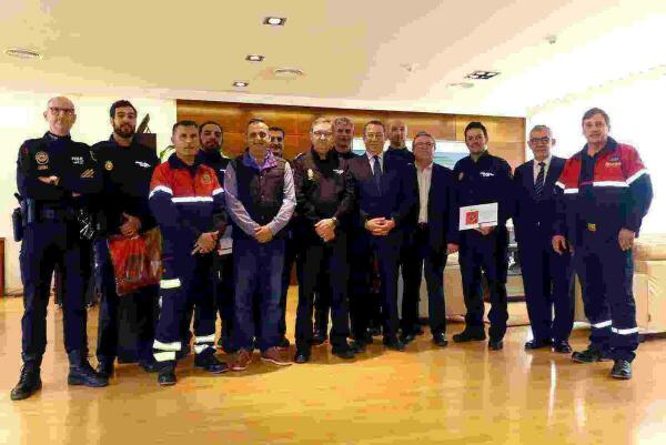 Benidorm &middot; Polic&iacute;as y bomberos de Benidorm unen esfuerzos en la lucha contra los incendios