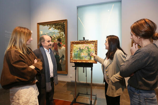 El MUBAG enriquece la exposición del XIX con uno de los últimos jardines pintados por Sorolla en su retiro madrileño