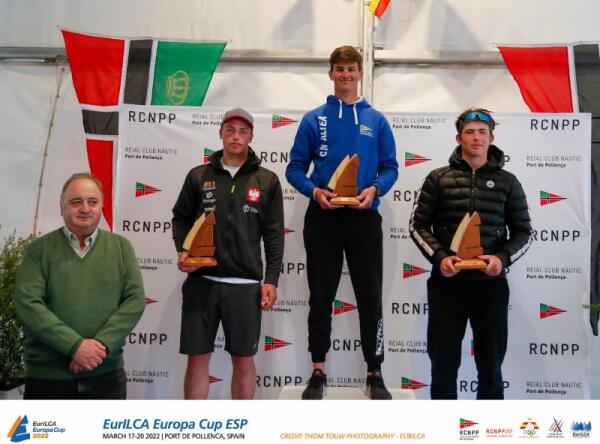 Podium para Gonzalo Suárez, del CN Altea, en la EuropaCup de ILCA 7