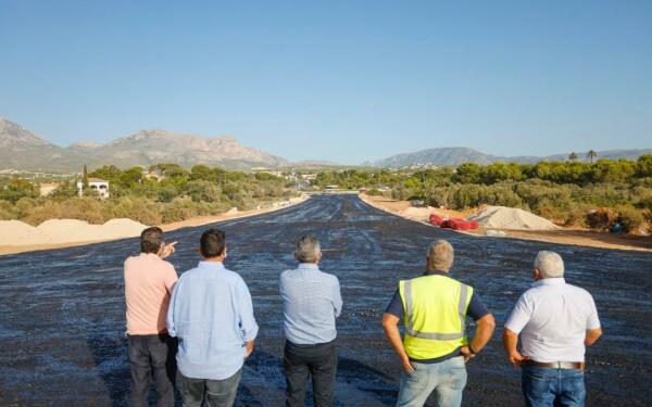 Las obras del nuevo acceso a l’Albir marchan a buen ritmo