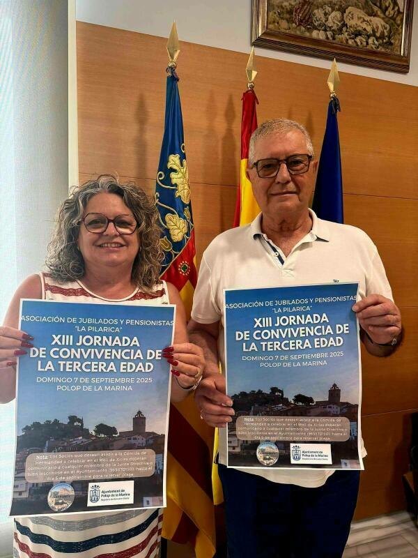 Polop rinde homenaje a sus mayores con la XIII Jornada de Convivencia de la Tercera Edad
