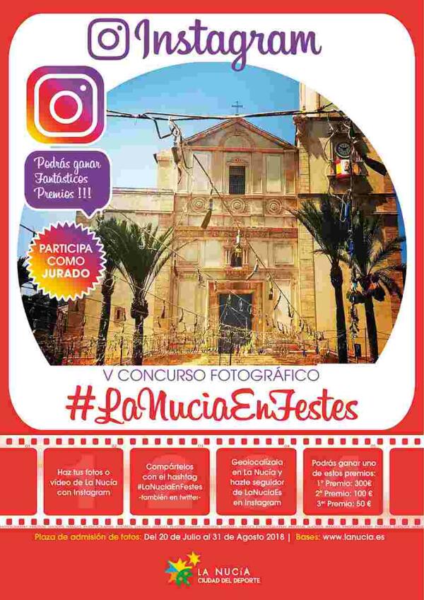 &Uacute;ltimos d&iacute;as para participar en el V Concurso de Instagram #LaNuciaEnFestes 