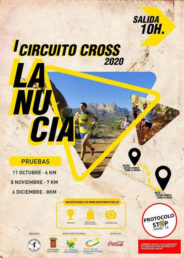 El I Circuito de Cross La Nucía comienza este domingo con un 6K