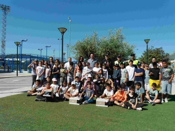 Calpe dona 5 cascos a “Educación Vial” de La Nucía 
