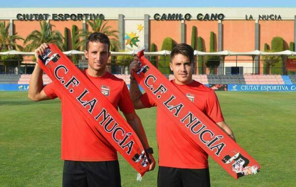 Los nuevos fichajes &ldquo;Chato&rdquo; y Piquero del C.F. La Nuc&iacute;a  debutar&aacute;n ma&ntilde;ana contra el Levante U.D.
