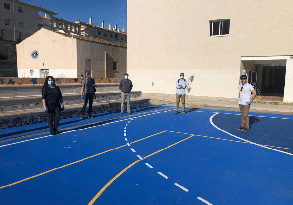 Educaci&oacute;n y Urbanismo recepcionan las obras del Pla Edificant en el IES Altaia de Altea. 