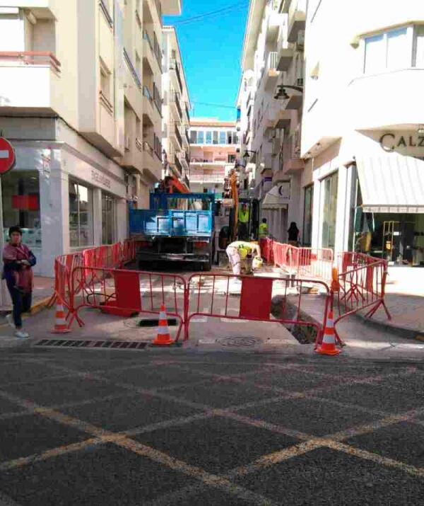 Ciclo H&iacute;drico e Infraestructuras informan de las obras de mejora de la red pluvial al Casco Antiguo de Altea