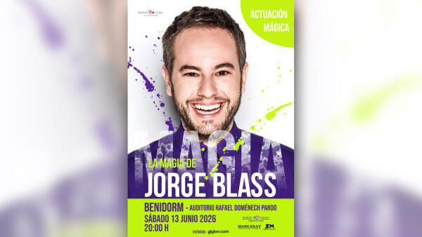 El espect&aacute;culo de magia de Jorge Blass llega el 13 de junio al Centro Cultural de Benidorm 