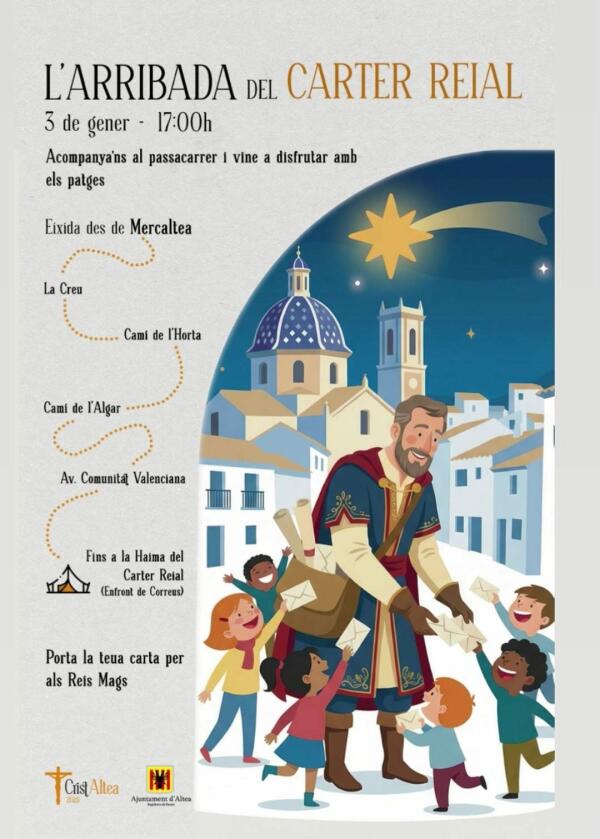 El Cartero Real llenar&aacute; Altea de magia y tradici&oacute;n  el 3 de enero