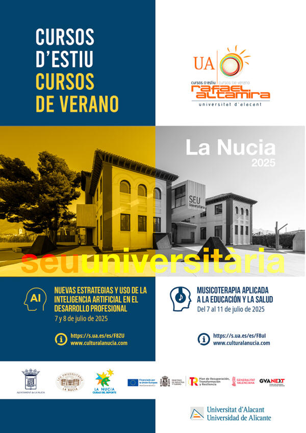 Últimas plazas para los Cursos de Verano Seu de “Inteligencia Artificial” y “Musicoterapia” 