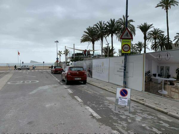 Benidorm · Comienza la renovación de la red hidráulica de la calle Aigües que mejorará el drenaje de aguas procedentes de los barrancos