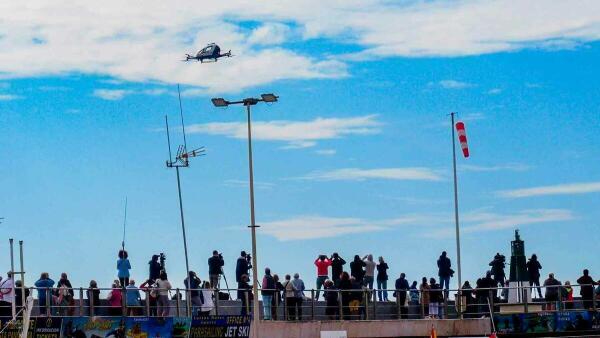 Benidorm acoge el primer vuelo en Europa de un aerotaxi y drones en entorno urbano y U-space  