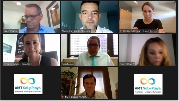 La Alianza de Municipios Tur&iacute;sticos de Sol y Playa analiza la gesti&oacute;n tur&iacute;stica post Covid-19.