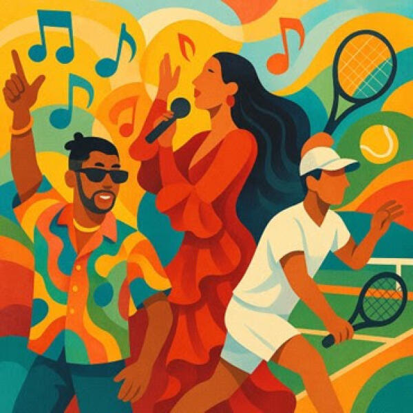 La felicidad espa&ntilde;ola tiene banda sonora y pista de tenis: Bad Bunny, Rosal&iacute;a y Carlos Alcaraz lideran el ranking 