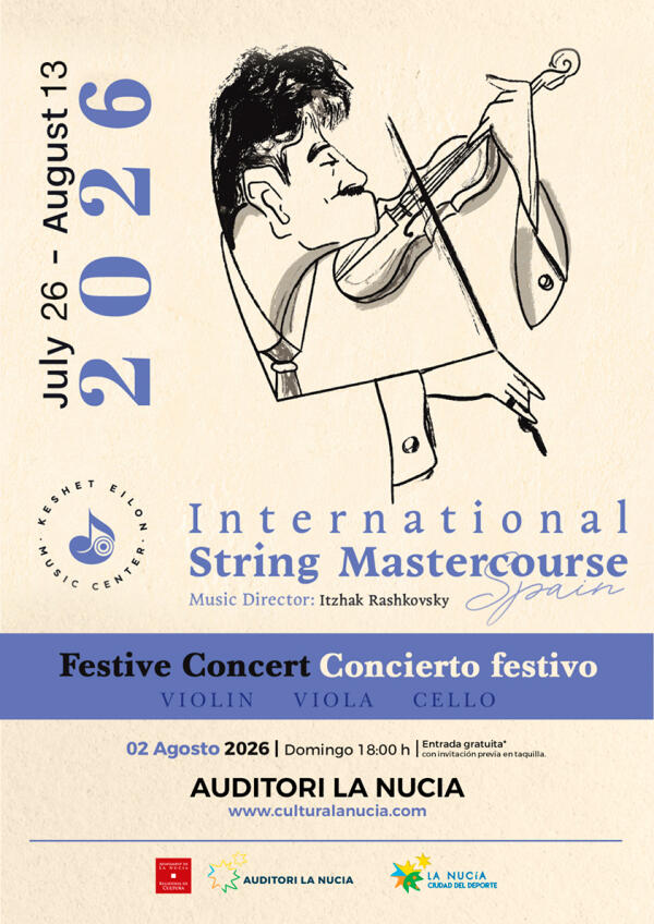 Concierto gratuito del Curso Internacional de Cuerda en l&rsquo;Auditori este domingo