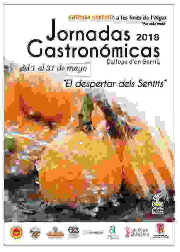  Las Jornadas Gastron&oacute;micas &lsquo;El despertar dels sentits&rsquo; vuelven en mayo a Callosa d&rsquo;en Sarri&agrave;