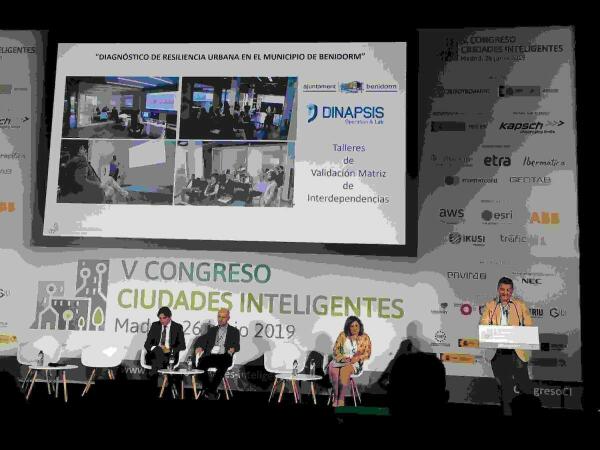 El proyecto de Resiliencia Urbana de Benidorm desarrollado por Dinapsis protagonista de las ponencias del V Congreso Ciudades Inteligentes de Madrid