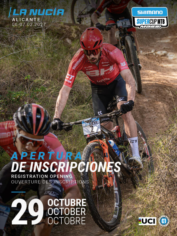 La Shimano Super Cup Massi La Nuc&iacute;a 2027 abre hoy inscripciones