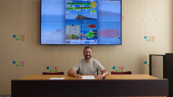 Deportes abre el lunes las inscripciones para la XXIV Traves&iacute;a Popular a Nado L&rsquo;Illa-Port de Benidorm