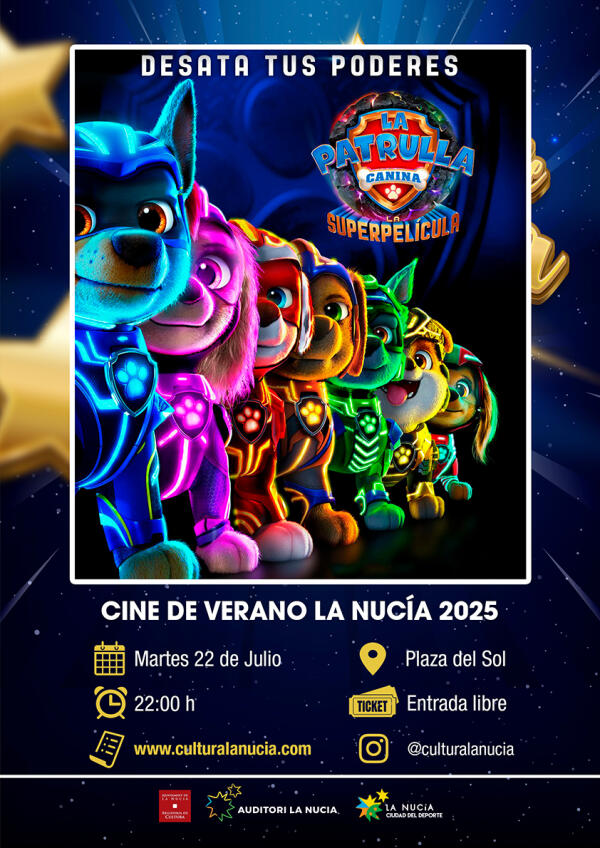 La película “La Patrulla Canina” se proyecta mañana en la plaza del Sol 