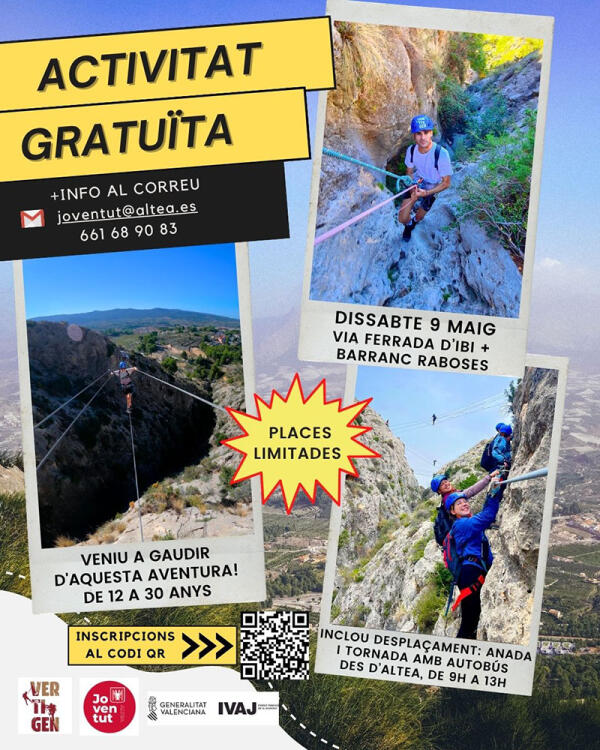 Juventud ofrece una nueva actividad multiaventura