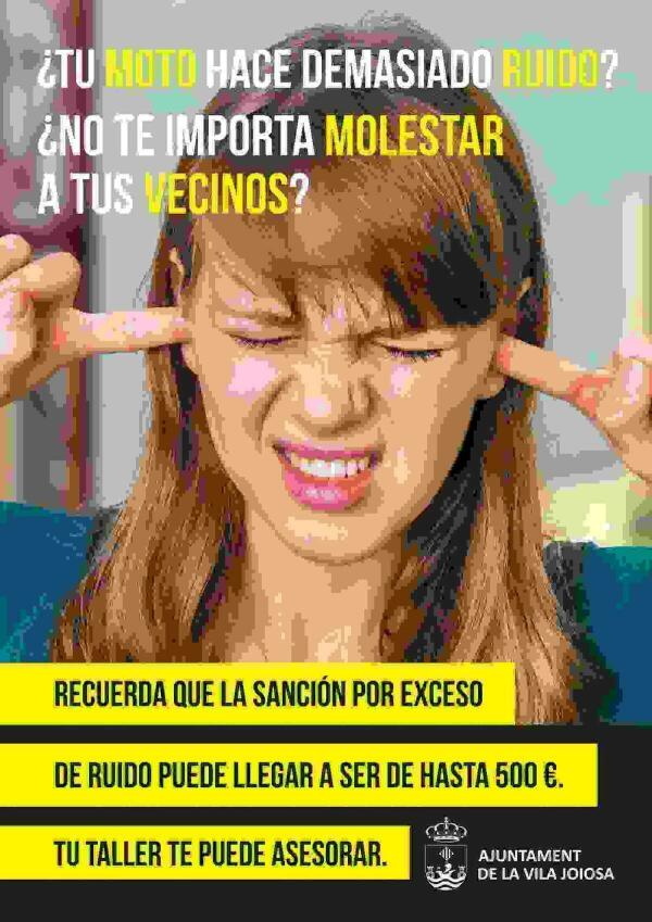 La Vila &middot; La Concejal&iacute;a de Tr&aacute;fico inicia una campa&ntilde;a contra el ruido de las motos