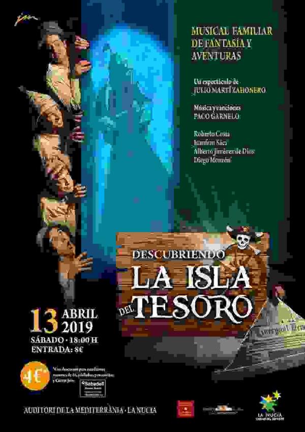 El musical infantil “Descubriendo la Isla del Tesoro”  llega a La Nucía