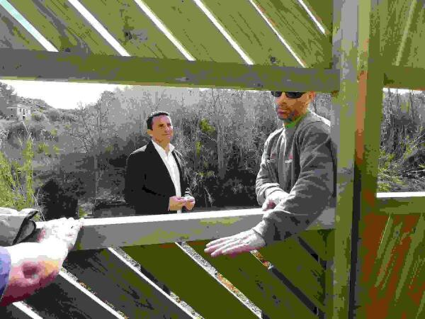 La Nuc&iacute;a &middot; El Taller de Empleo habilita un observatorio de aves en el Paret&oacute; de la Rompuda