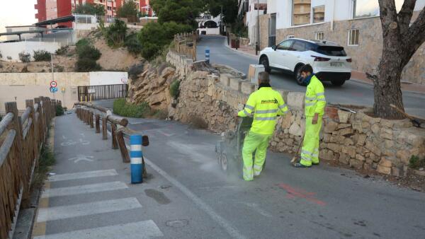 Benidorm cambia el sentido del tráfico de las calles Sierra Dorada y Manuel Catalán para mejorar la movilidad sostenible en la parte alta del Rincón 