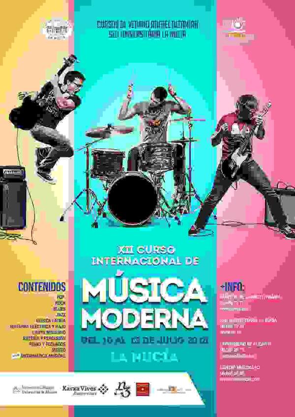 Blues, rock y Jazz en el curso de verano de &ldquo;M&uacute;sica Moderna&rdquo; de la UA en La Nuc&iacute;a