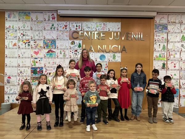 El Centre Juvenil acoge la exposici&oacute;n del XVII Concurso de Dibujos de Navidad