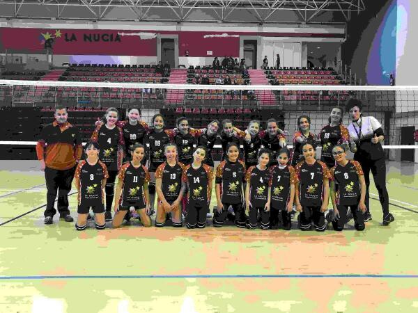 Las juveniles del Voley La Nuc&iacute;a vencen al Onteniente 