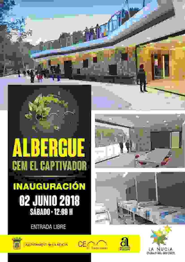 La Nuc&iacute;a &middot; El Albergue del CEM Captivador se inaugurar&aacute; el s&aacute;bado 2 de junio