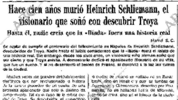 El «loco» que sepultó su salud, fortuna y familia por descubrir Troya: la ciudad perdida durante 3.000 años 