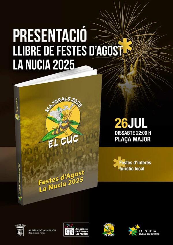 Els Majorals presentan el libro de les Festes d’Agost 2025 este sábado