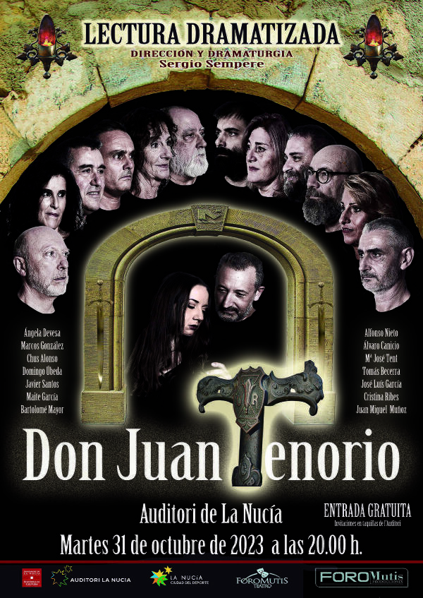 Lectura teatralizada de “Don Juan Tenorio” esta tarde en l’Auditori 